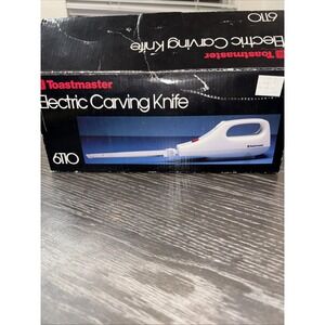 Toastmaster‎ 6110 Electric Carving Knife 8" Stainless Steel Blades Tested Works